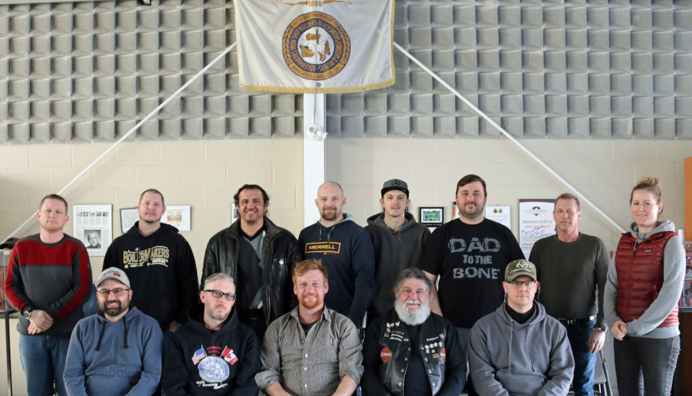 Lodge 128 Steward Training Participants