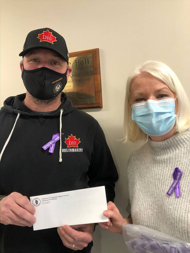 D10 Donation to Colchester Food Bank (Truro, NS):