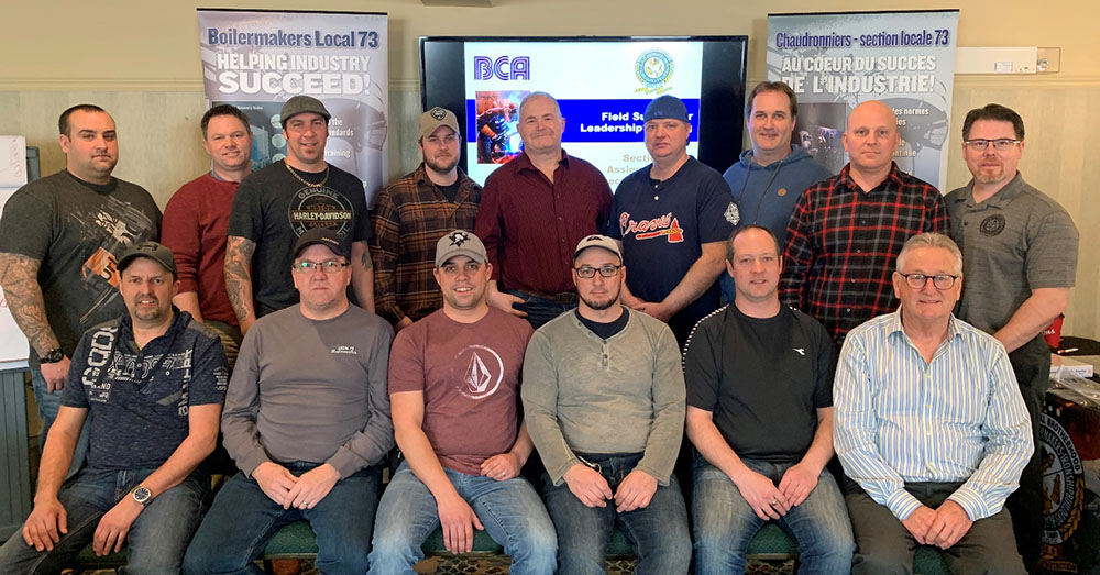 Lodge 73 Field Supervisor Training Participants